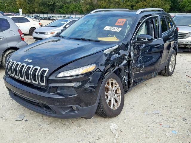 1C4PJLCS9FW642930 - 2015 JEEP CHEROKEE L BLACK photo 2