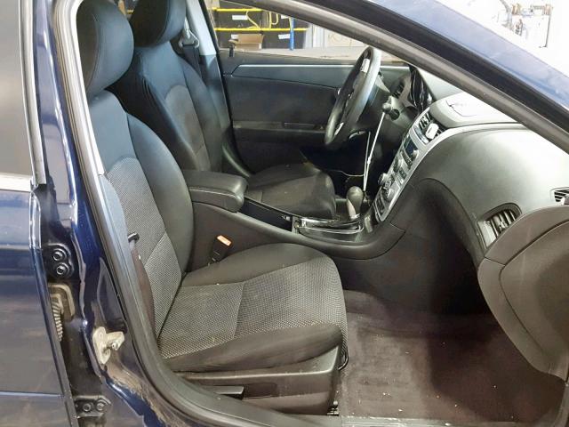 1G1ZC5EB8AF325010 - 2010 CHEVROLET MALIBU 1LT BLUE photo 5