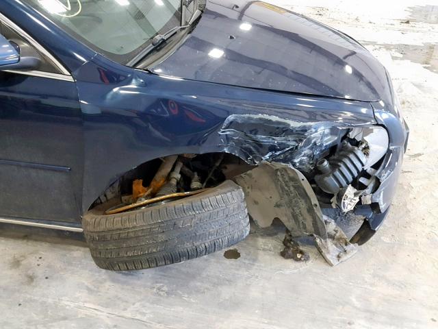 1G1ZC5EB8AF325010 - 2010 CHEVROLET MALIBU 1LT BLUE photo 9