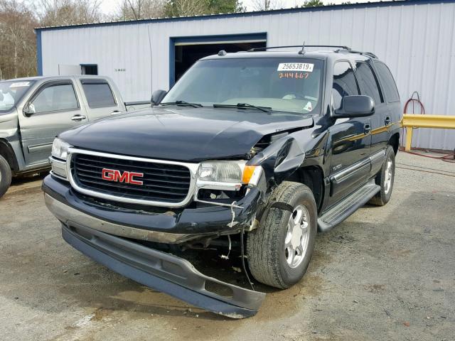 1GKEC13Z75R244667 - 2005 GMC YUKON BLACK photo 2