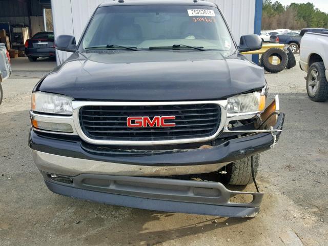 1GKEC13Z75R244667 - 2005 GMC YUKON BLACK photo 7