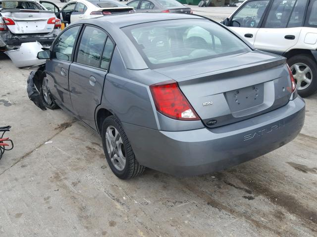 1G8AL52F14Z131007 - 2004 SATURN ION LEVEL GRAY photo 3