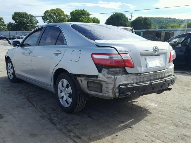 4T1BE46K07U148075 - 2007 TOYOTA CAMRY NEW SILVER photo 3