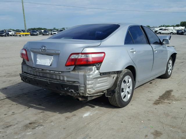 4T1BE46K07U148075 - 2007 TOYOTA CAMRY NEW SILVER photo 4