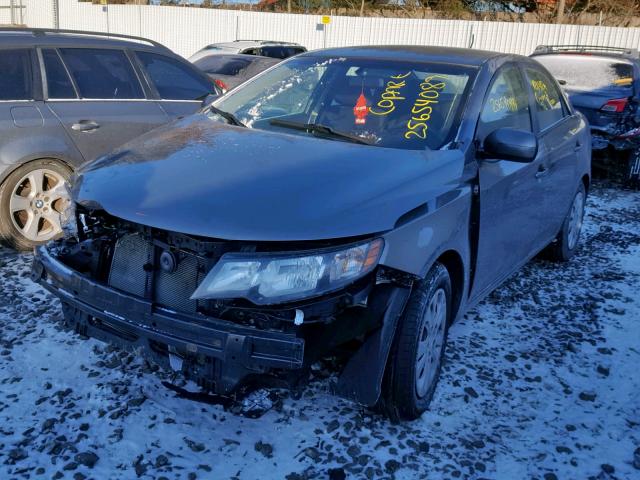 KNAFU4A20C5636802 - 2012 KIA FORTE EX GRAY photo 2