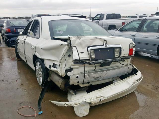 1LNHM87A94Y623169 - 2004 LINCOLN LS WHITE photo 3
