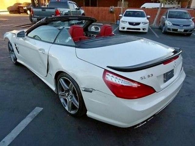 WDDJK7EA9EF024803 - 2014 MERCEDES-BENZ SL 63 AMG WHITE photo 3