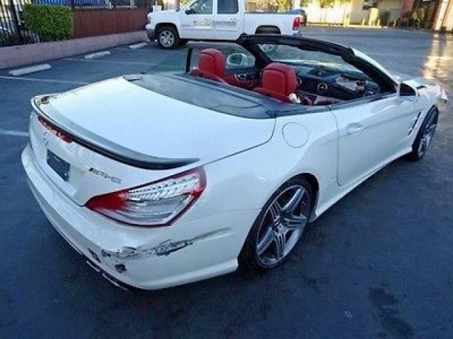 WDDJK7EA9EF024803 - 2014 MERCEDES-BENZ SL 63 AMG WHITE photo 4