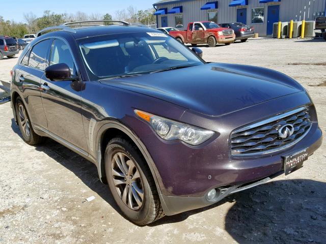 JN8AS1MWXAM857198 - 2010 INFINITI FX35 PURPLE photo 1