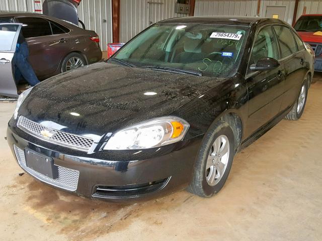 2G1WA5E30E1140254 - 2014 CHEVROLET IMPALA LIM BLACK photo 2