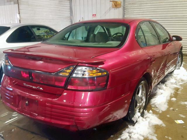 1G2HX52K35U177236 - 2005 PONTIAC BONNEVILLE RED photo 4