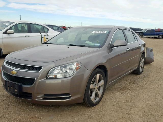1G1ZC5E03CF116369 - 2012 CHEVROLET MALIBU 1LT BROWN photo 2