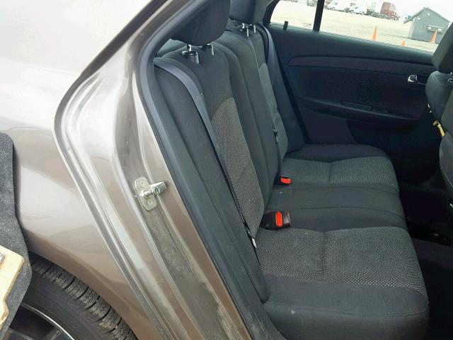 1G1ZC5E03CF116369 - 2012 CHEVROLET MALIBU 1LT BROWN photo 6