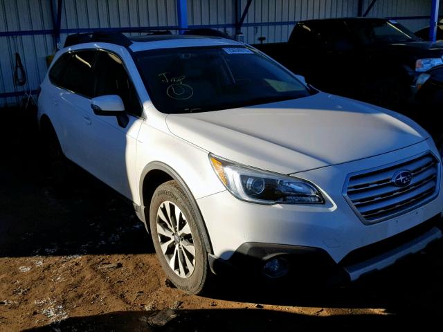 4S4BSENC9F3325137 - 2015 SUBARU OUTBACK 3. WHITE photo 1