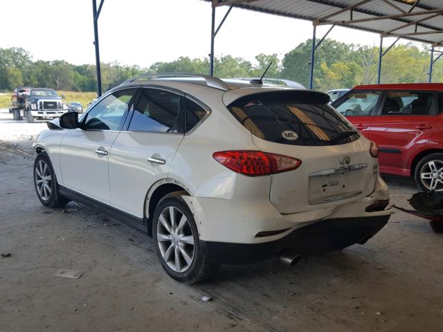 JN1AJ0HP2BM800395 - 2011 INFINITI EX35 BASE WHITE photo 3