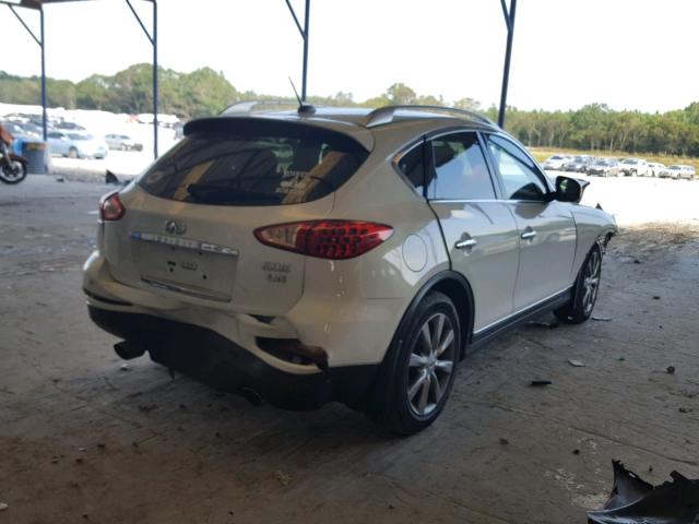 JN1AJ0HP2BM800395 - 2011 INFINITI EX35 BASE WHITE photo 4