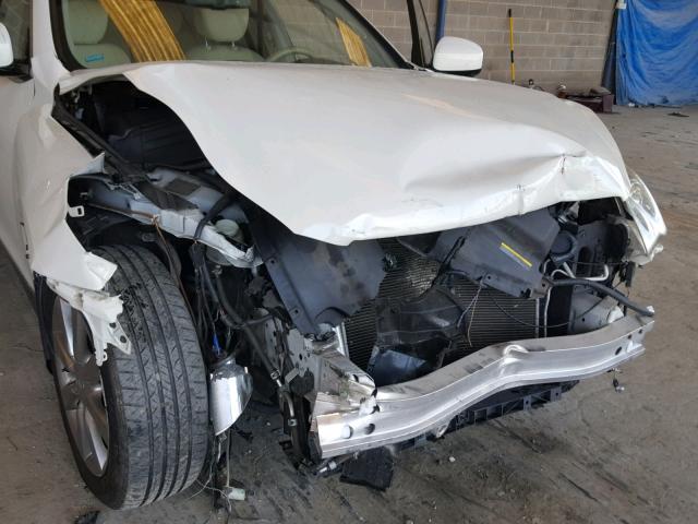 JN1AJ0HP2BM800395 - 2011 INFINITI EX35 BASE WHITE photo 9