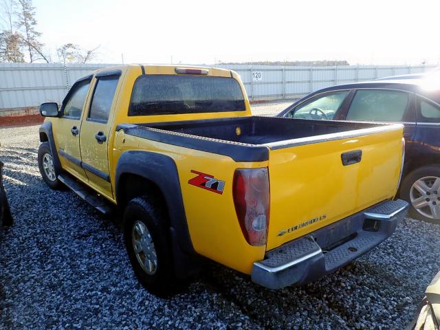 1GCDS136348160320 - 2004 CHEVROLET COLORADO YELLOW photo 3