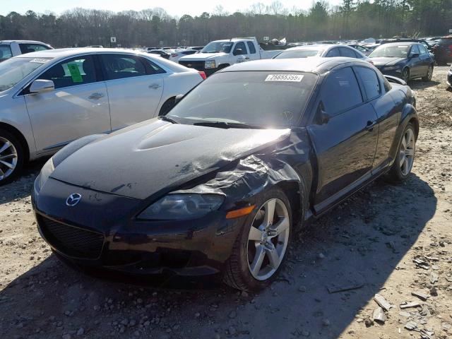 JM1FE173870209112 - 2007 MAZDA RX8 BLACK photo 2