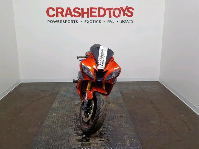 JYARJ12E27A021550 - 2007 YAMAHA YZFR6 L ORANGE photo 2