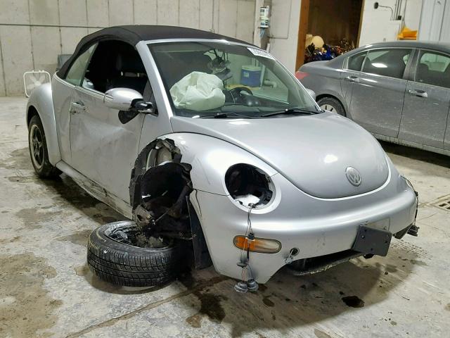 3VWCM21Y04M301823 - 2004 VOLKSWAGEN NEW BEETLE Silber Foto 1