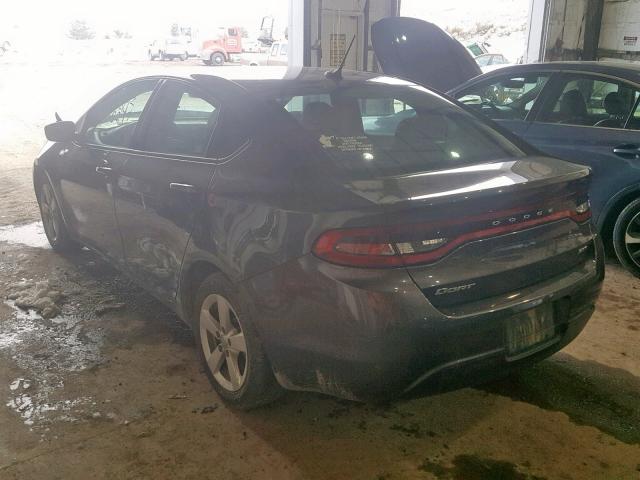 1C3CDFBB3FD352191 - 2015 DODGE DART SXT GRAY photo 3