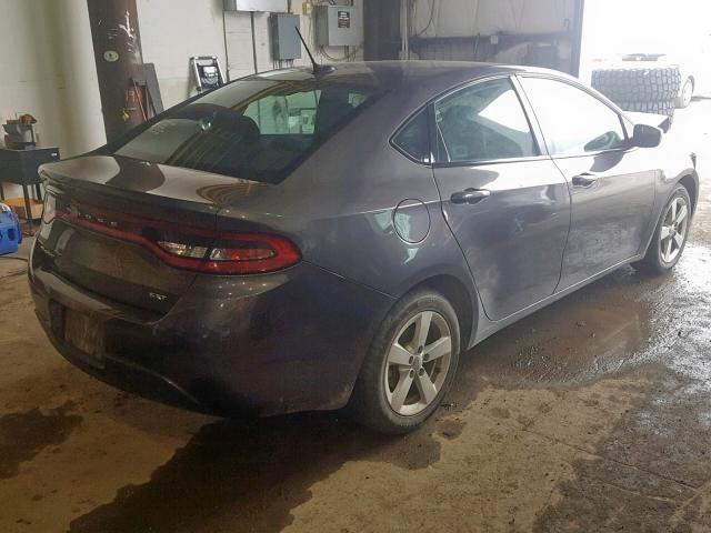 1C3CDFBB3FD352191 - 2015 DODGE DART SXT GRAY photo 4