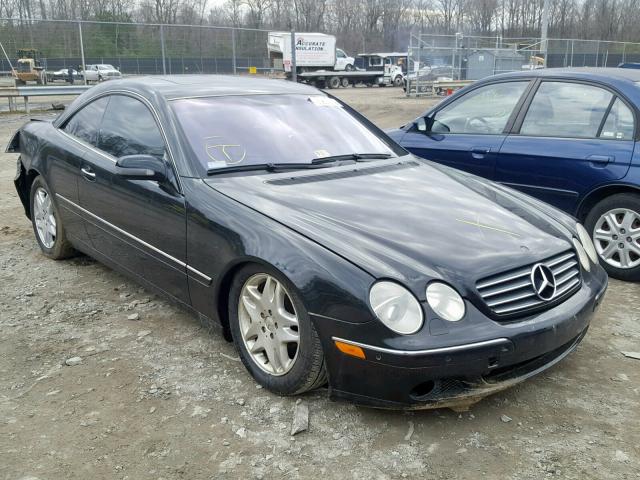 WDBPJ75JX1A016271 - 2001 MERCEDES-BENZ CL 500 BLACK photo 1