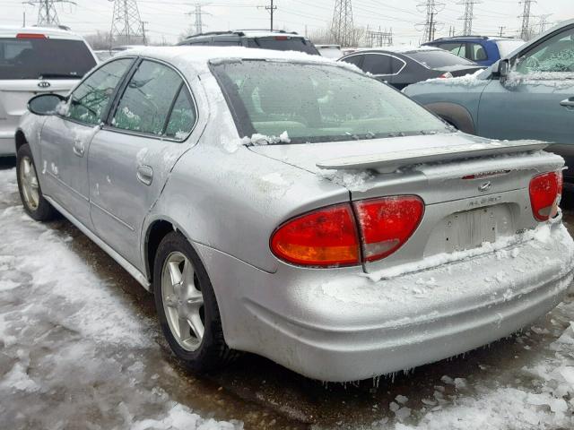 1G3NL52E93C162327 - 2003 OLDSMOBILE ALERO GL SILVER photo 3