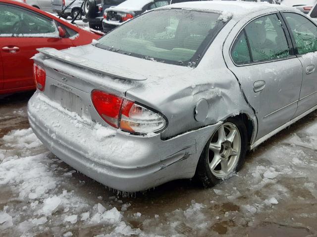 1G3NL52E93C162327 - 2003 OLDSMOBILE ALERO GL SILVER photo 9