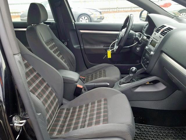 3VWDJ71K78M069961 - 2008 VOLKSWAGEN GLI შავი ფოტო 5