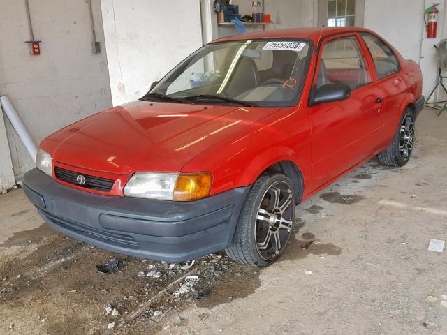 JT2EL55D0S0089649 - 1995 TOYOTA TERCEL STD RED photo 2