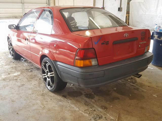 JT2EL55D0S0089649 - 1995 TOYOTA TERCEL STD RED photo 3