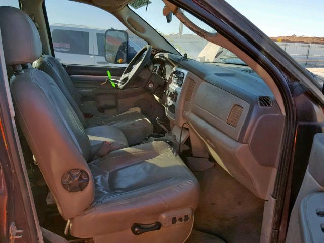 3D3LS38C35G723598 - 2005 DODGE RAM 3500 S MAROON photo 5