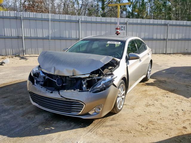 4T1BK1EB9DU002908 - 2013 TOYOTA AVALON BAS GOLD photo 2