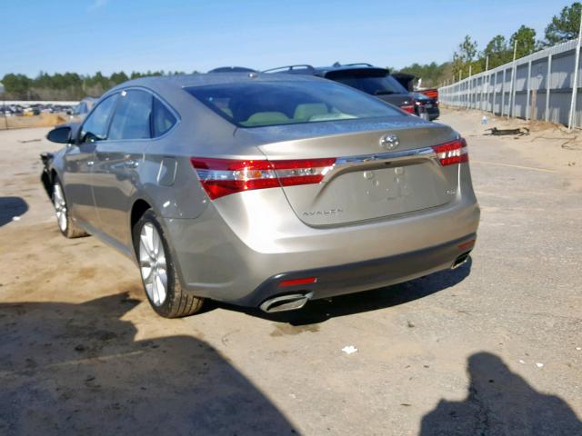 4T1BK1EB9DU002908 - 2013 TOYOTA AVALON BAS GOLD photo 3