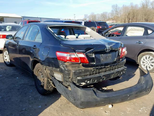 4T1BE46K69U869195 - 2009 TOYOTA CAMRY BASE BLACK photo 3