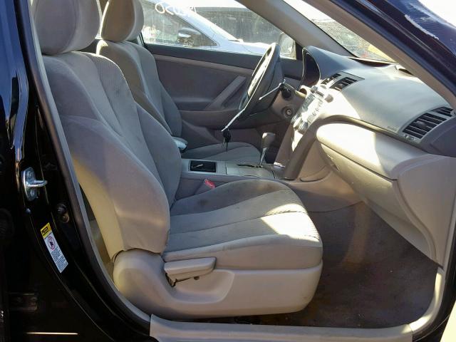 4T1BE46K69U869195 - 2009 TOYOTA CAMRY BASE BLACK photo 5