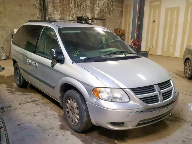 1D4GP45R75B129280 - 2005 DODGE CARAVAN SX GRAY photo 1