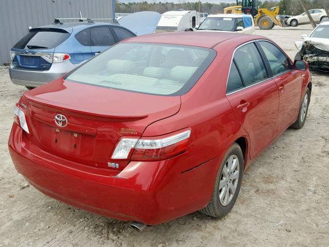 JTNBB46K473018377 - 2007 TOYOTA CAMRY NEW RED photo 4