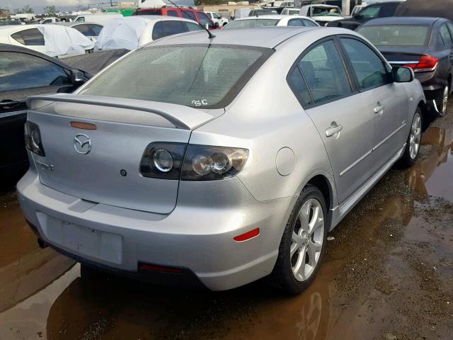 JM1BK324391207915 - 2009 MAZDA 3 S SILVER photo 4