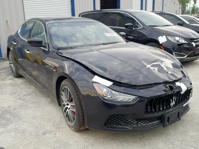 ZAM57RTA7G1181110 - 2016 MASERATI GHIBLI S BLACK photo 1