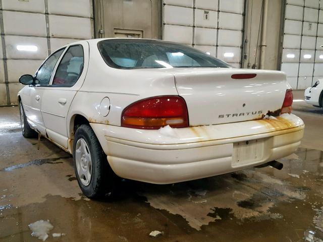 1B3EJ46X2WN104033 - 1998 DODGE STRATUS WHITE photo 3