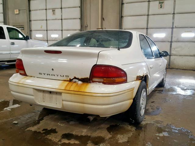 1B3EJ46X2WN104033 - 1998 DODGE STRATUS WHITE photo 4