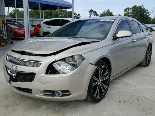 1G1ZE5EB7AF247264 - 2010 CHEVROLET MALIBU LTZ 金色 照片 2