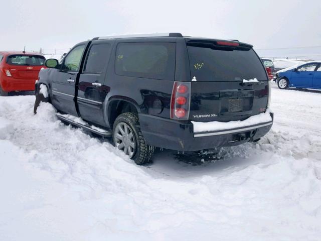 1GKFK66867J238030 - 2007 GMC YUKON XL D BLACK photo 3