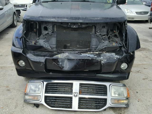 1D8GT58K87W548703 - 2007 DODGE NITRO SLT BLACK photo 9