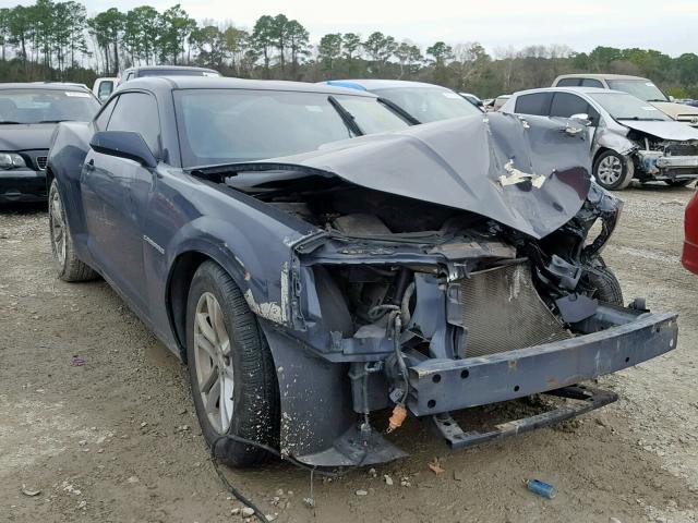 2G1FA1E31E9247355 - 2014 CHEVROLET CAMARO LS BLUE photo 1