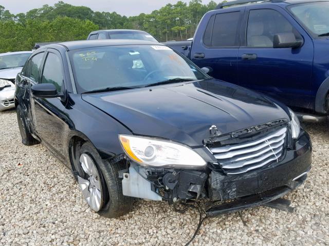 1C3CCBAB3EN122060 - 2014 CHRYSLER 200 LX BLACK photo 1