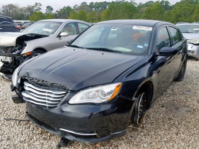 1C3CCBAB3EN122060 - 2014 CHRYSLER 200 LX BLACK photo 2